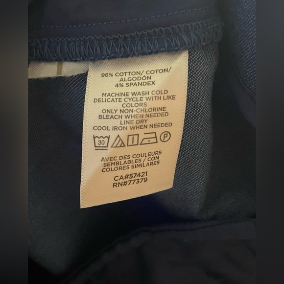 Ann Taylor pants women’s wide-leg color blue size 12 - Picture 5 of 7